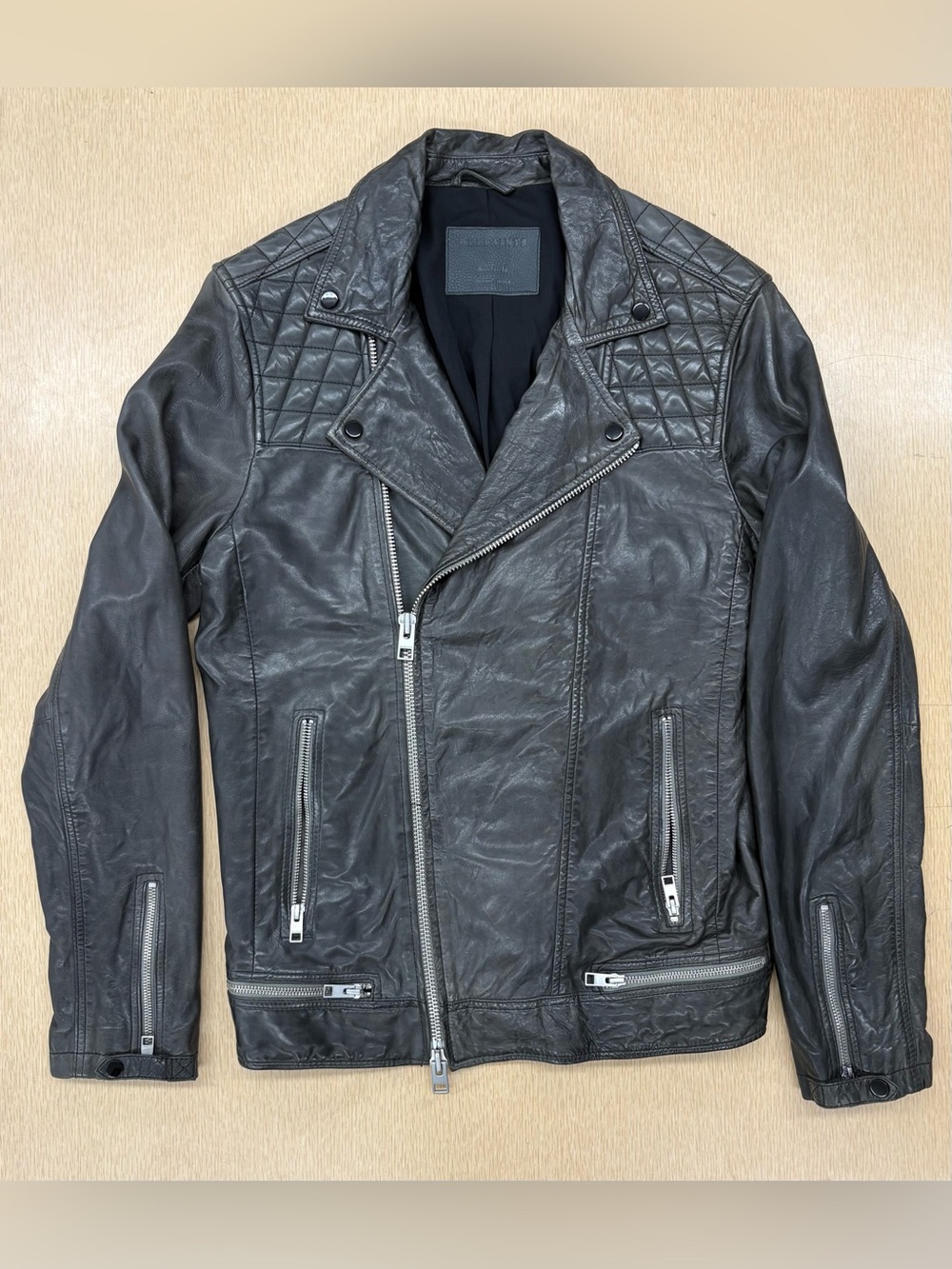 Allsaints Conroy leather biker jacket